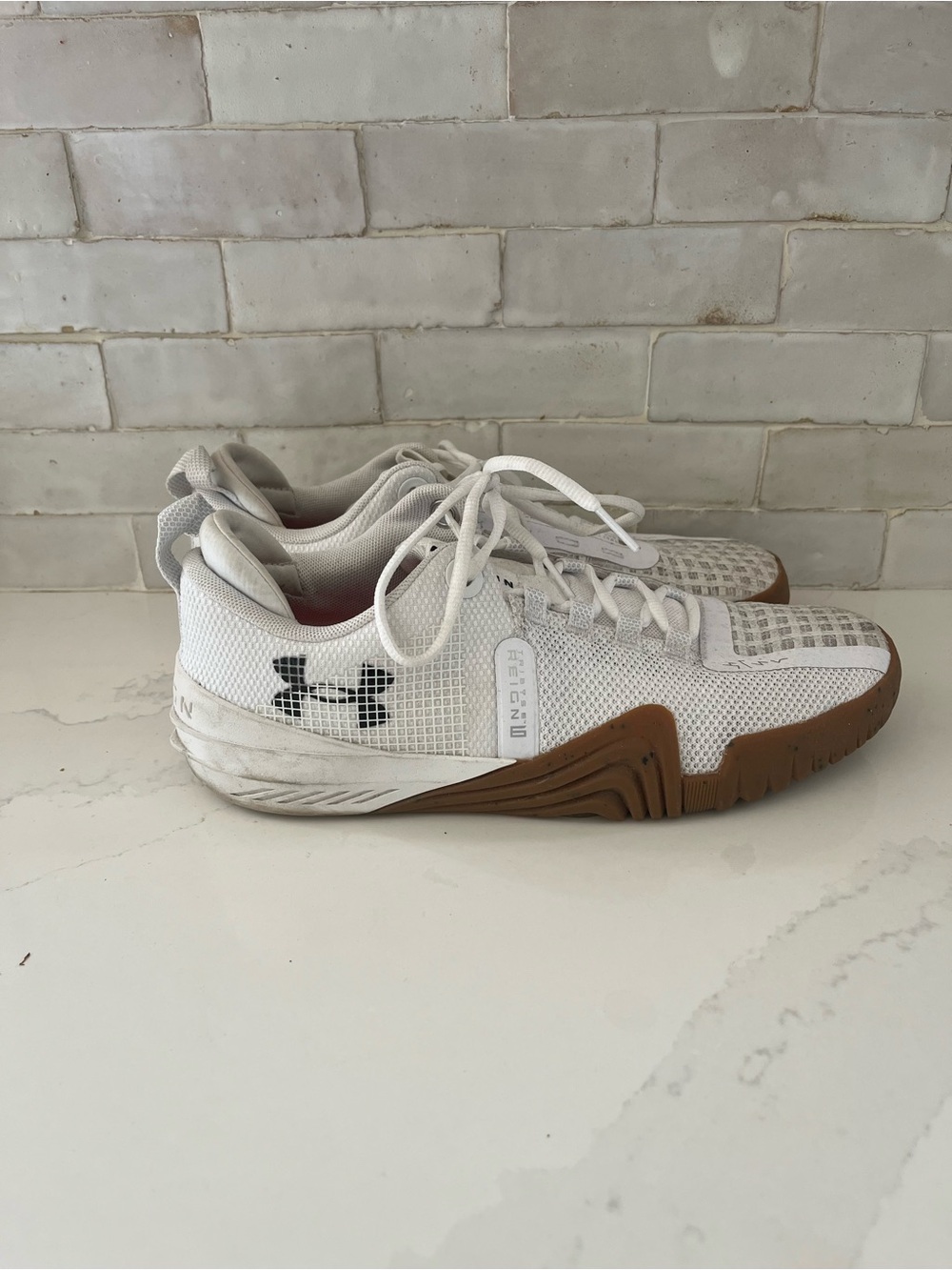 Under Armour Men’s White & Brown Training Shoes